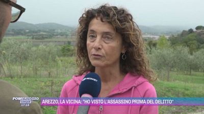Arezzo, la vicina: "Ho visto l'assassino prima del delitto"