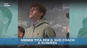 Million Dollar 1 Point Slam: la reazione di Sinner all'eliminazione del suo coach