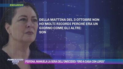 Pierina, Manuela la sera dell'omicidio: "Ero a casa con Loris"
