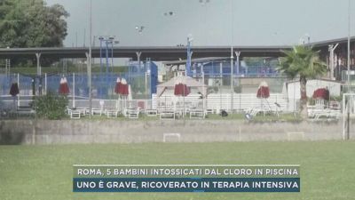 Roma, 5 bambini intossicati dal cloro in piscina