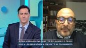 Giorgia Meloni a Washington nel giorno di Trump