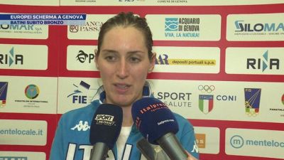 Europei di Scherma, Batini subito Bronzo