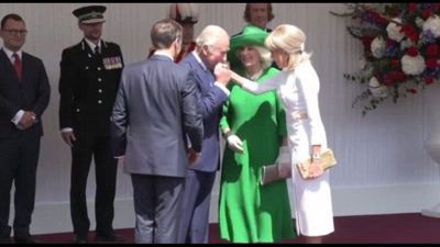 Macron e Brigitte accolti dalla famiglia reale a Windsor