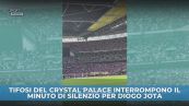 Crystal Palace: tifosi interrompono il minuto di silenzio per Diogo Jota