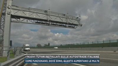 I nuovi tutor installati sulle autostrade italiane