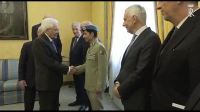 Mattarella all'anniversario del Centro eccellenza scuola Carabinieri