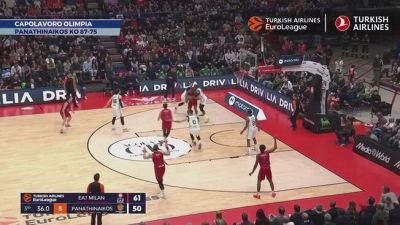 Eurolega, Olimpia-Panathinaikos 87-75: il servizio di SM