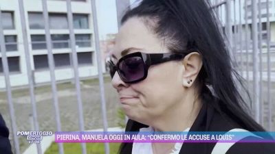 Pierina, Manuela oggi in aula