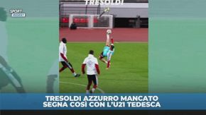 Tresoldi: che gol in allenamento!