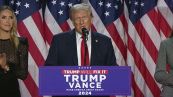 Usa 2024, il discorso della vittoria di Trump