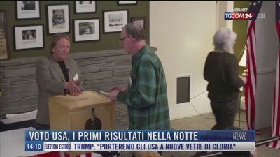 Breaking News delle 14.00 | Voto Usa, i primi risultati nella notte