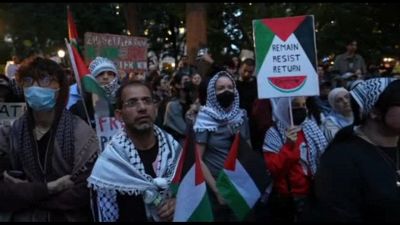 A New York centinaia al corteo "Flood Manhattan for Lebanon"