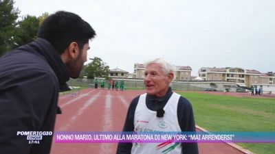 Nonno Mario, ultimo alla Maratona di New York: "Mai arrendersi"