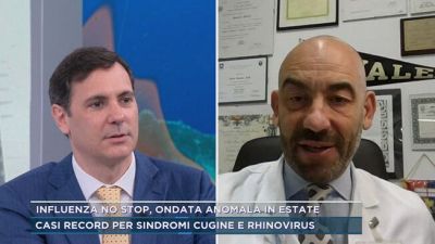 Influenza no stop, ondata anomala in estate