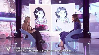 Piera Maggio: "Deturpato il murales in ricordo di Denise"