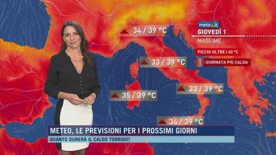 Meteo, le previsioni per i prossimi giorni