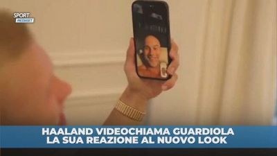 Guardiola reagisce così al nuovo look di Haaland