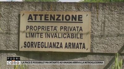 La pace è possibile? Ma intanto ad Anagni arriva la nitroglicerina