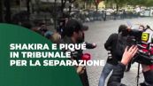 Shakira e Piqué in tribunale per ratificare la loro separazione
