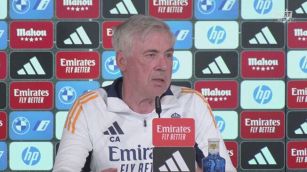 Real: applausi in sala stampa, Ancelotti si emoziona e se ne va
