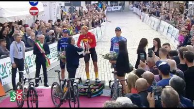 Premiati ciclisti della prima edizione Coppa Italia delle Regioni
