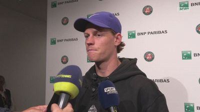 Sinner: "Contento di come sto giocando e ora penso a Nole"