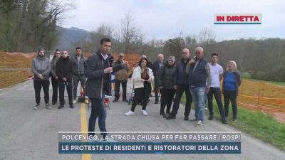 Polcenigo, la strada chiusa per far passare i rospi