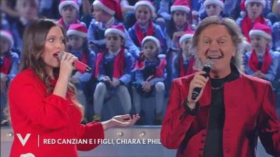 Red Canzian e i figli, Chiara e Phil
