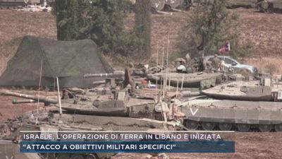Israele, l'operazione di terra in Libano è iniziata