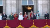 La famiglia reale britannica alla parata del Trooping the Colour