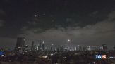 Missili e droni notte di fuoco