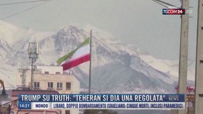 Breaking News delle 14.00 | Trump su Truth: "Teheran si dia una regolata"