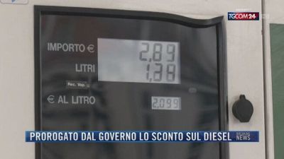 Breaking News delle 21.30 | Prorogato dal governo lo sconto sul diesel