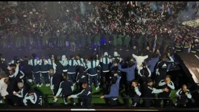Rientro amaro per l'Argentina ma con migliaia di tifosi, manca Messi