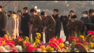 Nordcorea, cerimonia per Kim Jong Il nell'anniversario della morte