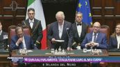 Re Carlo al Parlamento: "Italia paese caro al mio cuore"