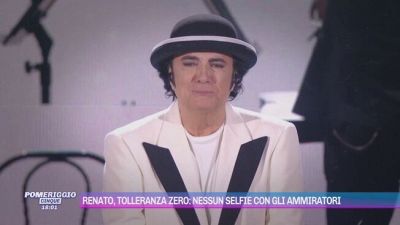 Renato, tolleranza zero: nessun selfie con gli ammiratori