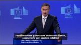 Energia, Dombrovskis: richieste Italia? Valutiamo, ma serve prudenza