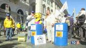 Apicoltori in piazza Salvare miele italiano