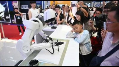 All'expo di Pechino c'è anche il robot calligrafo