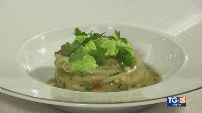 Spaghetto di Gragnano con broccolo e alici