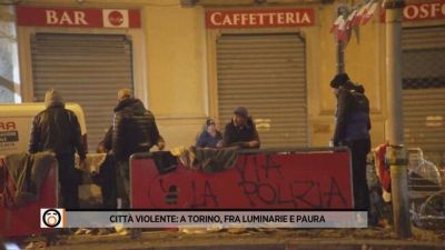 Città violente: a Torino, fra luminarie e paura