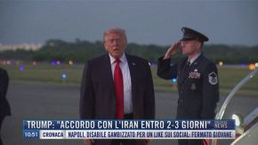 Breaking News delle 11.00 | Trump: "Accordo con l'Iran entro 2-3 giorni"