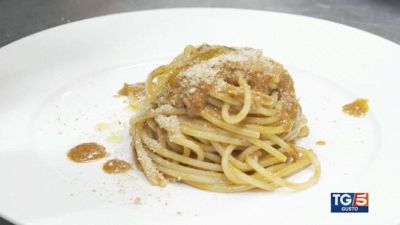 Spaghetto con le sarde salate