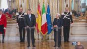 I reali di Spagna in visita in Italia
