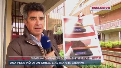 Trevignano, consegnate in caserma le pietre dell'aggressione