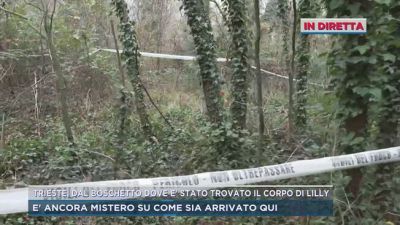 Trieste, dal boschetto dove è stato trovato il corpo di Lilly Resinovich