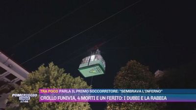 Crollo funivia: i dubbi e la paura