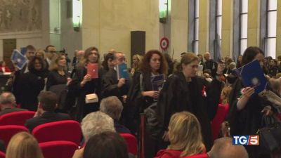 Anno giudiziario toghe vs governo