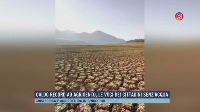 Allarme siccità in Sicilia, il lago Rosamarina prosciugato